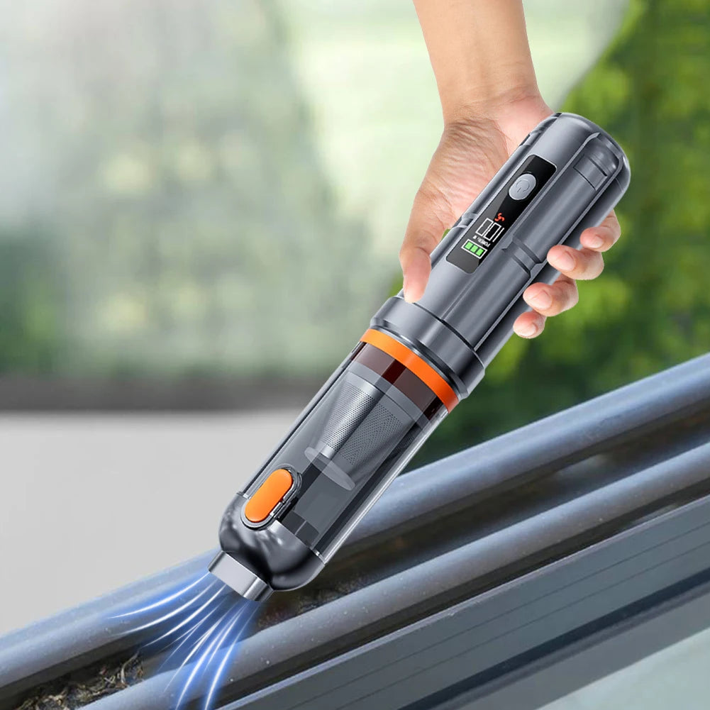 Handheld Car Vacuum – 17kPa Cordless Brushless Cleaner
