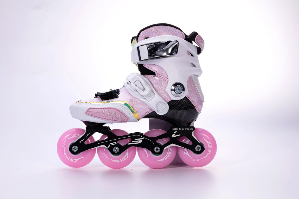 Pasica Carbon Fiber Inline Slalom Skates – Adjustable Children's Roller Skating Shoes for Sliding & Slalom