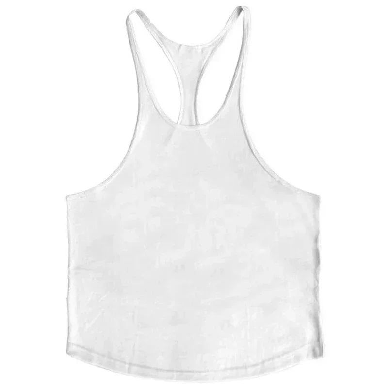 Men's Sleeveless Gym Stringer Tank Top — Bodybuilding Training Vest