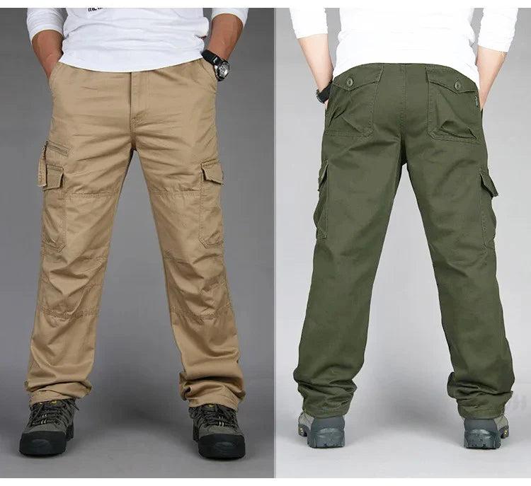 Men's Cotton Cargo Work Pants