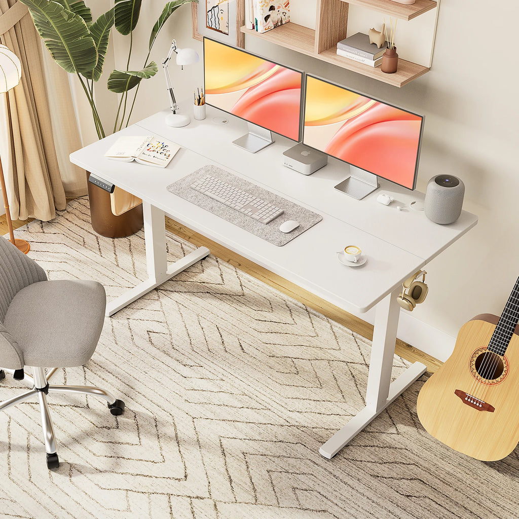 JHK Electric Height-Adjustable Standing Desk – Sit-Stand Ergonomic Workstation