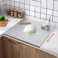Non-Slip Stainless Steel Cutting Board — Eco-Friendly Kitchen Chopping Board for Vegetables, Meat & Dough (S & L)