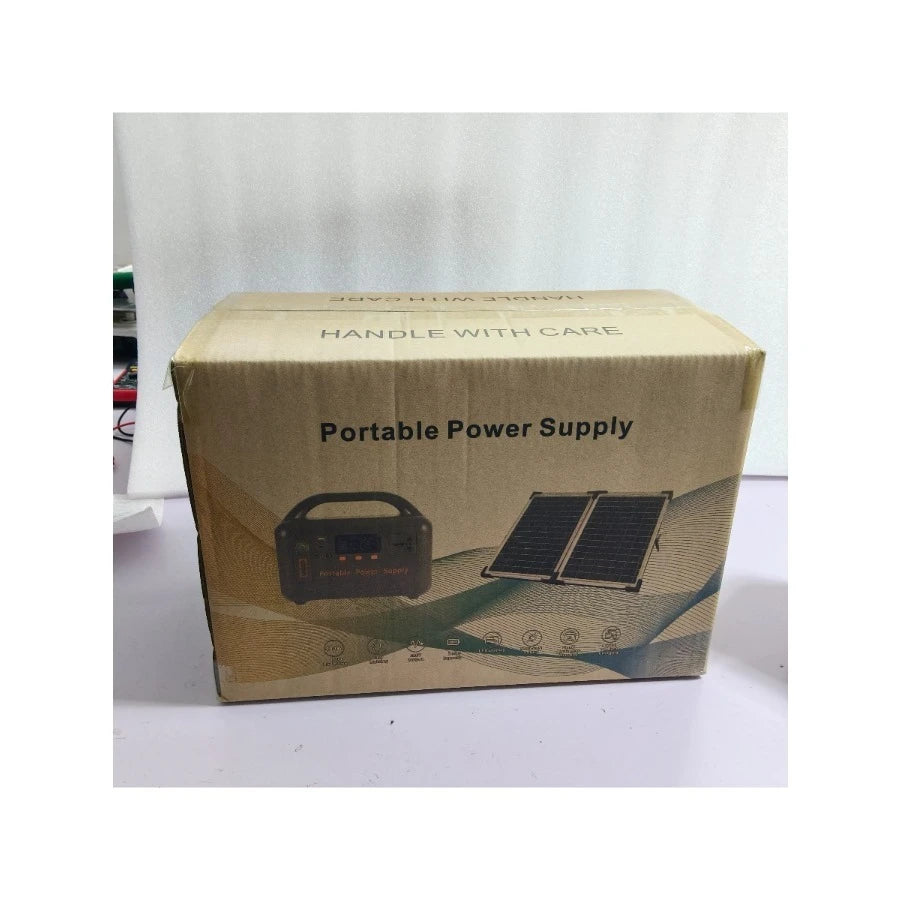 500W Portable Power Station S500 — Solar Generator for Camping & Emergency Backup