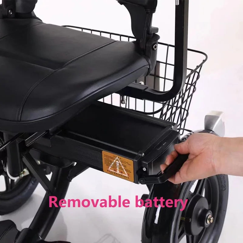 3-Wheel Electric Mobility Scooter for Adults, Folding Long-Range Design