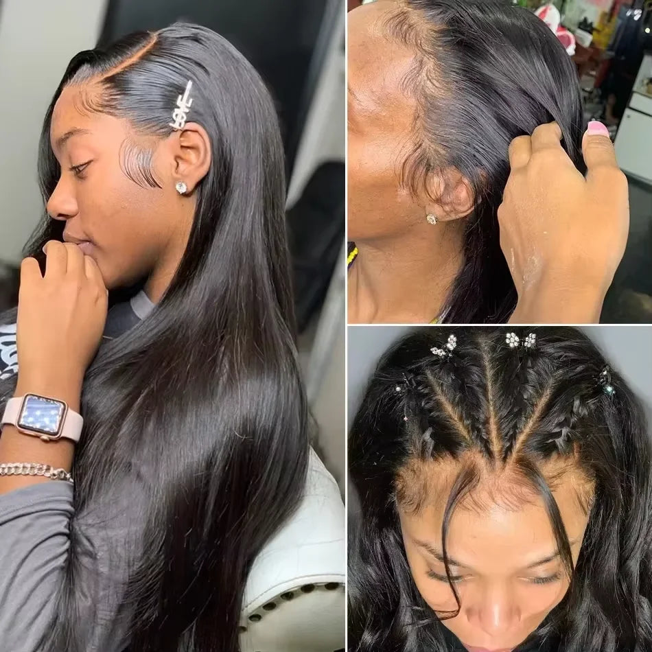 Vietnamese Human Hair Wigs Super Double Drawn Bone Straight Glueless Wigs Human Hair 7x5 Ready To Wear Wig Raw Virgin Hair