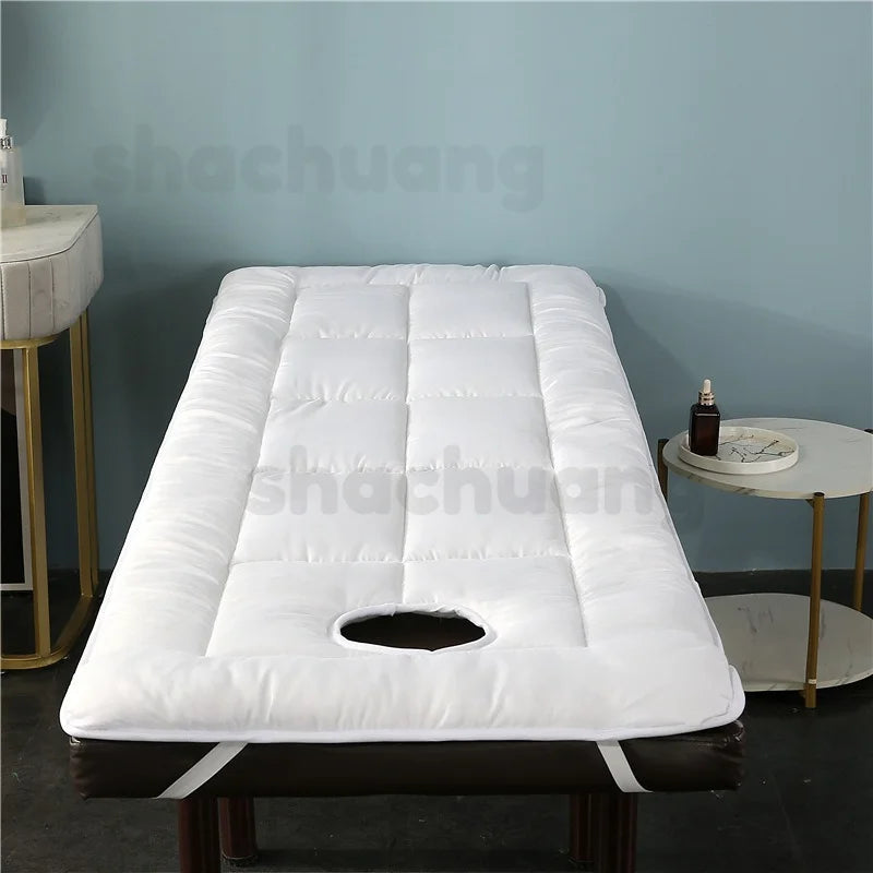 Professional SPA Massage Table Pad – Foldable Facial Bed Cushion with Elastic Bands