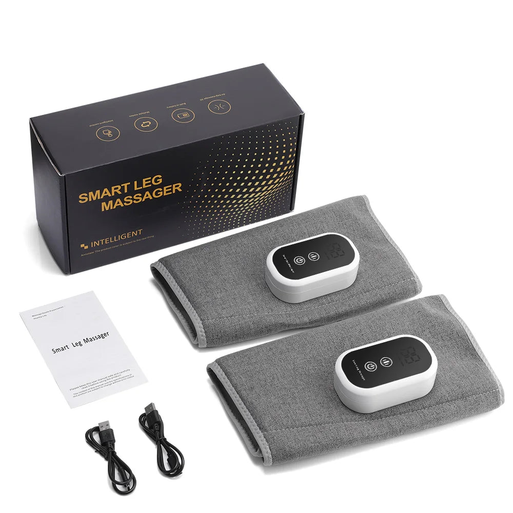Wireless 360° Air Pressure Calf Massager — 3-Mode Airbag Leg & Foot Circulation Booster