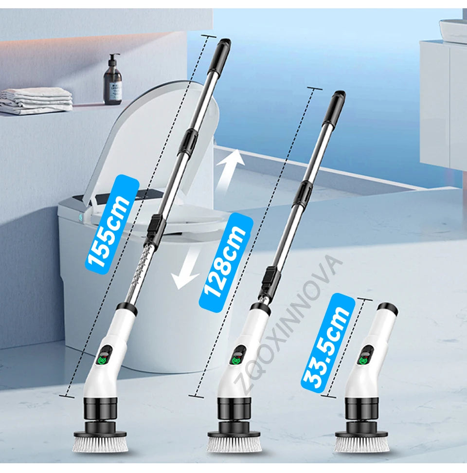 Cordless Household Spin Scrubber – Electric Multipurpose Cleaning Brush for Bathroom, Kitchen & Toilet