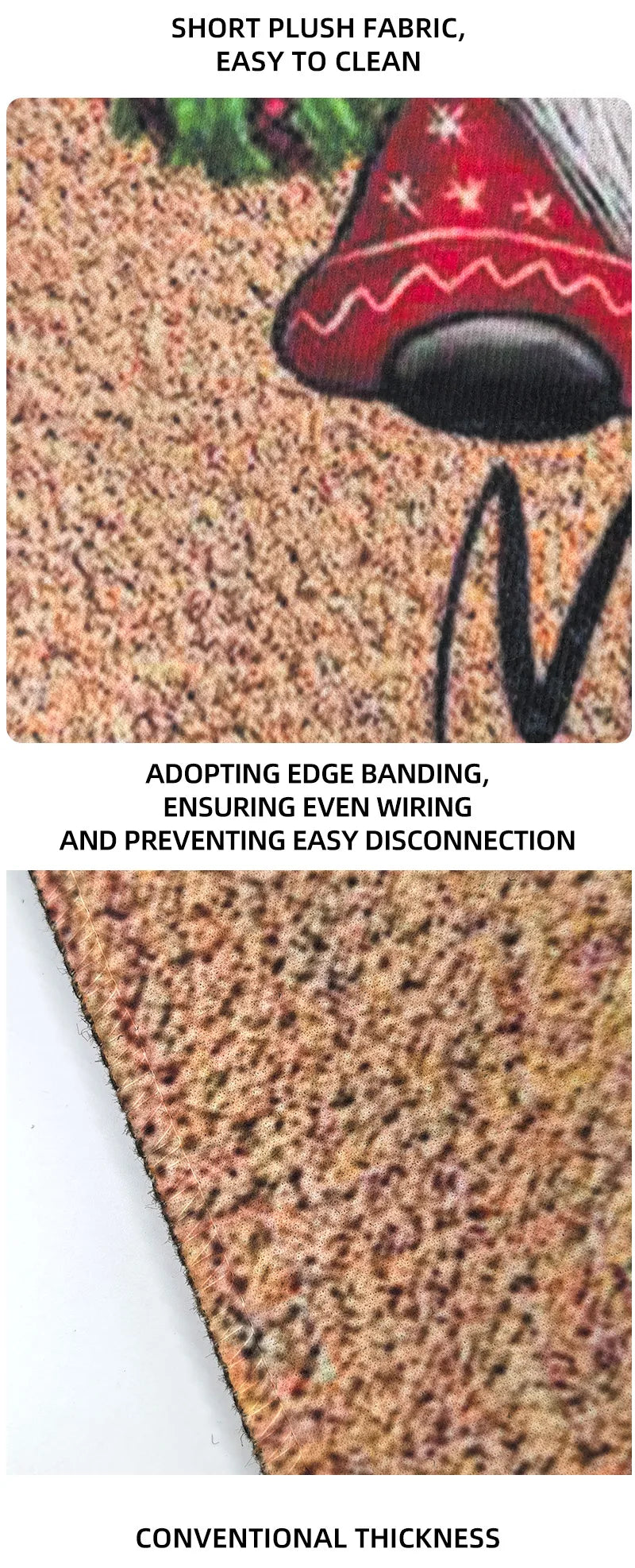 Non-Slip Welcome Doormat – Durable Machine Washable Outdoor Entrance Mat for Home & Family