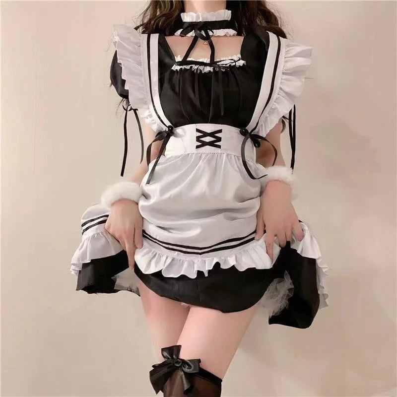 Maid Cosplay Lolita Costume – Women's Anime Dress Set