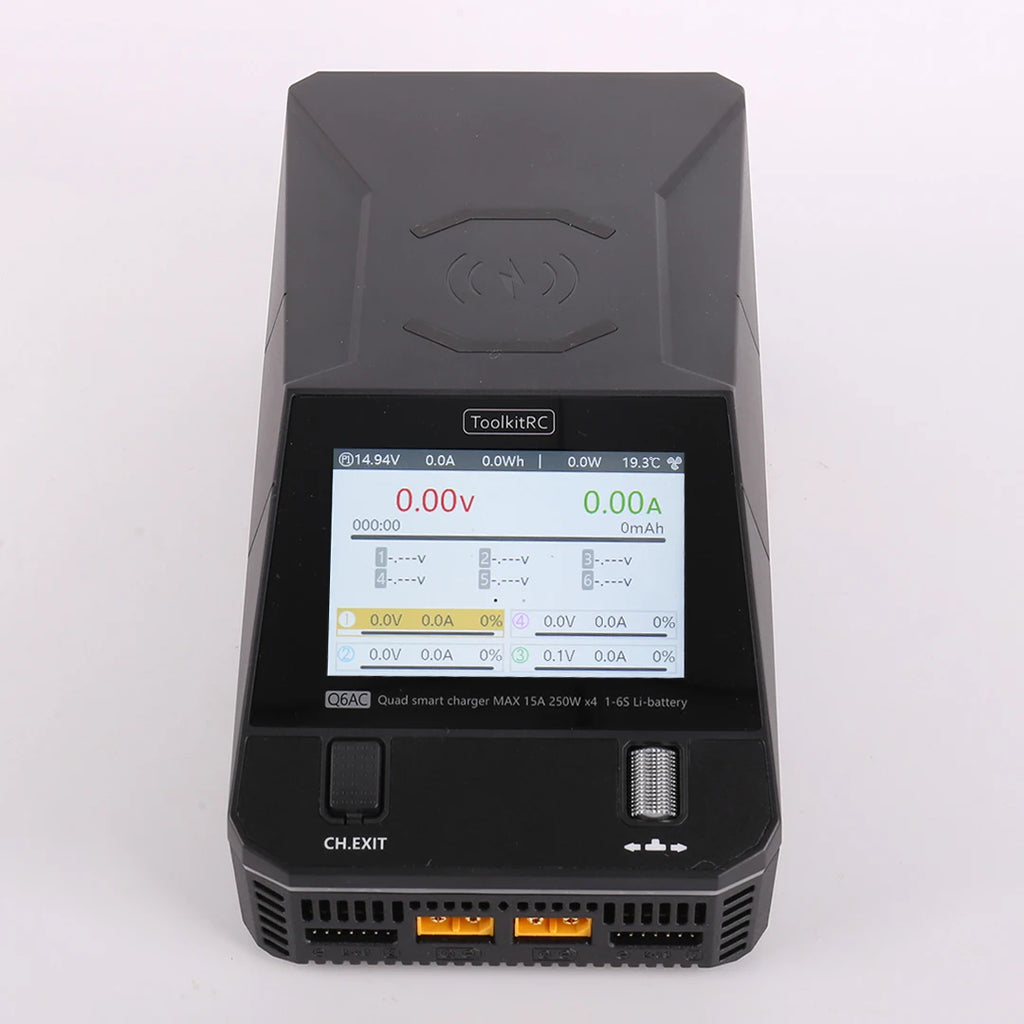 ToolkitRC Q6AC Multi-Chemistry Battery Charger — LiPo, LiFePO4, NiMH & Lead-Acid