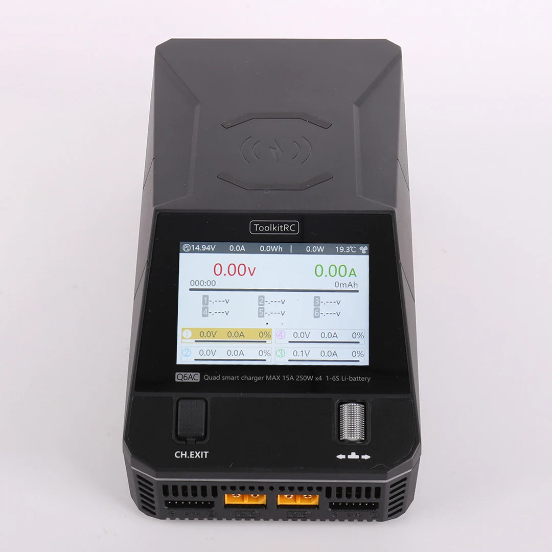 ToolkitRC Q6AC Multi-Chemistry Battery Charger — LiPo, LiFePO4, NiMH & Lead-Acid