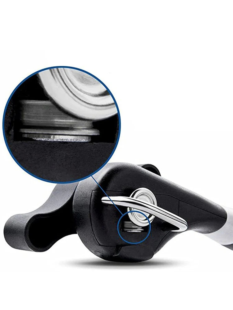 Smooth-Edge Manual Can Opener – Black
