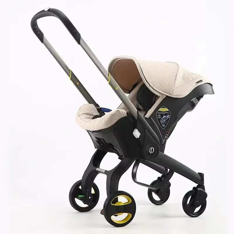 Compact Baby Stroller — Lightweight Reversible Travel Pram for Newborns & Toddlers