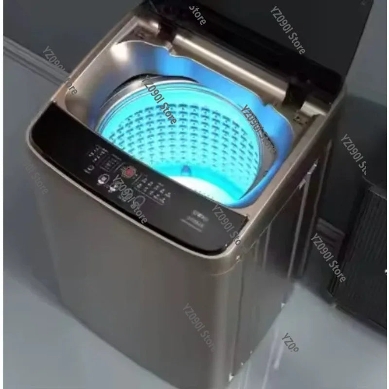 10KG Fully Automatic Top Load Washer-Dryer Combo — All-in-One Portable Laundry Machine for Home & Industrial Use