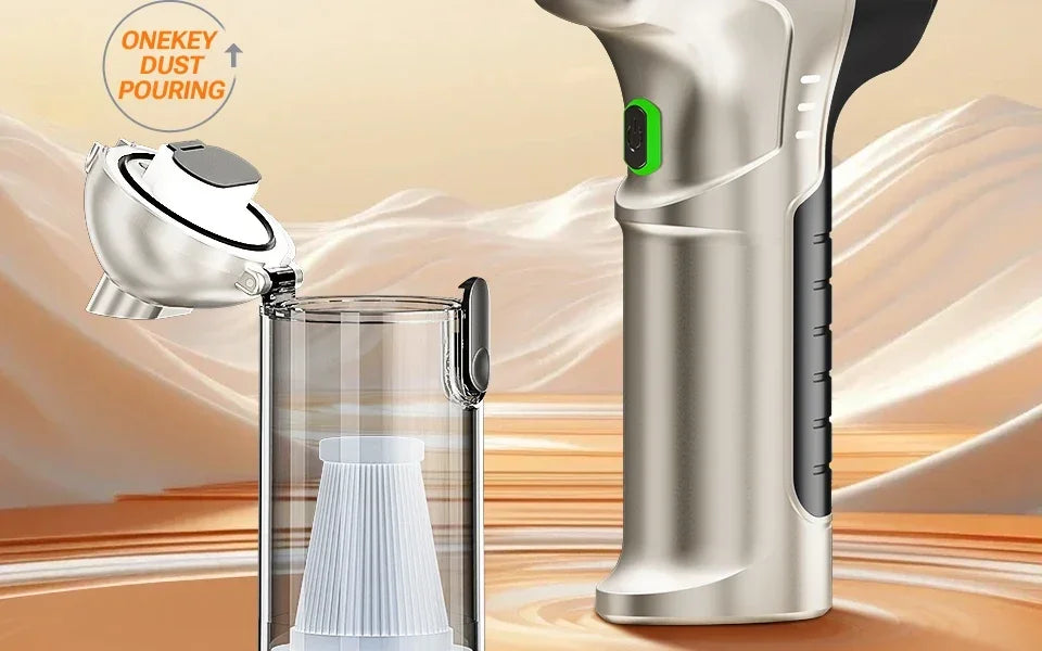 SZUK Cordless Car Vacuum Cleaner – Strong Suction Wireless Handheld Cleaning Machine
