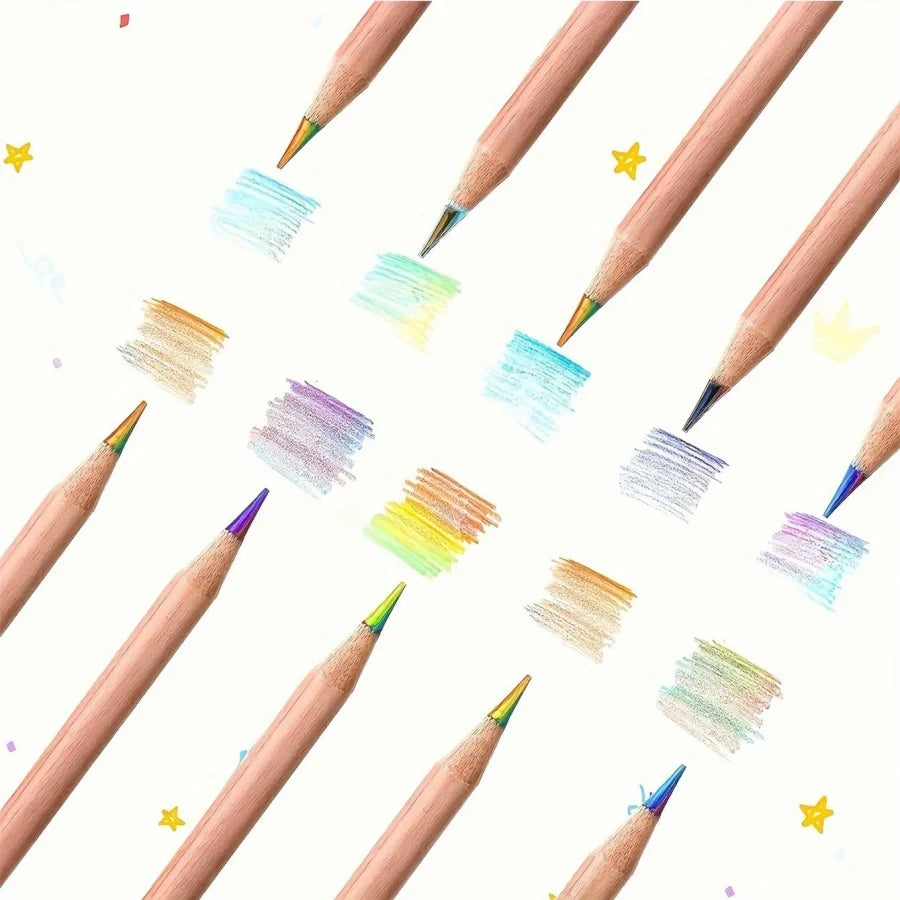 Rainbow Drawing Pencils in 6, 12 or 24 Packs