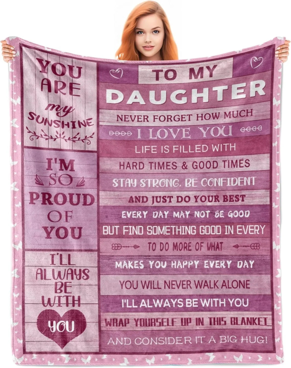 Family Gift Throw Blanket – Soft Warm Personalized Gift for Dad, Mom, Grandparents & Family