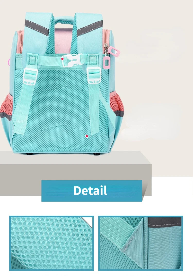 Unicorn School Backpack – Kids Canvas Bag & Size Options