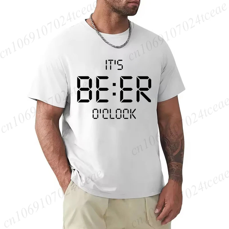 I Drink Beer 3 Days A Week Yesterday Today Tomorrow Unisex Casual T-shirt Short-Sleeve Summer Fashion Tshirt Men T Shirt Clothes