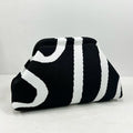 Woven Crochet Cotton Clutch Bag – Colorblock Knit Dumpling Cloud Purse for Women
