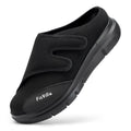 Men's Extra Wide Diabetic Half Slippers – Adjustable Lightweight for Swollen Feet & Plantar Fasciitis