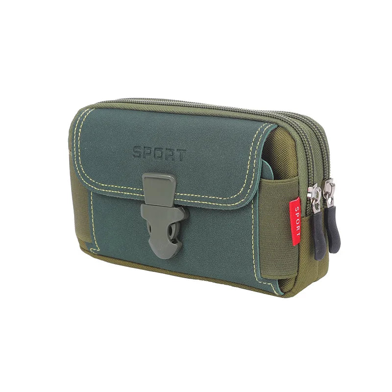 Men's Tactical MOLLE Belt Phone Holster – Waist Bag, Card Holder & Duty Belt Pack
