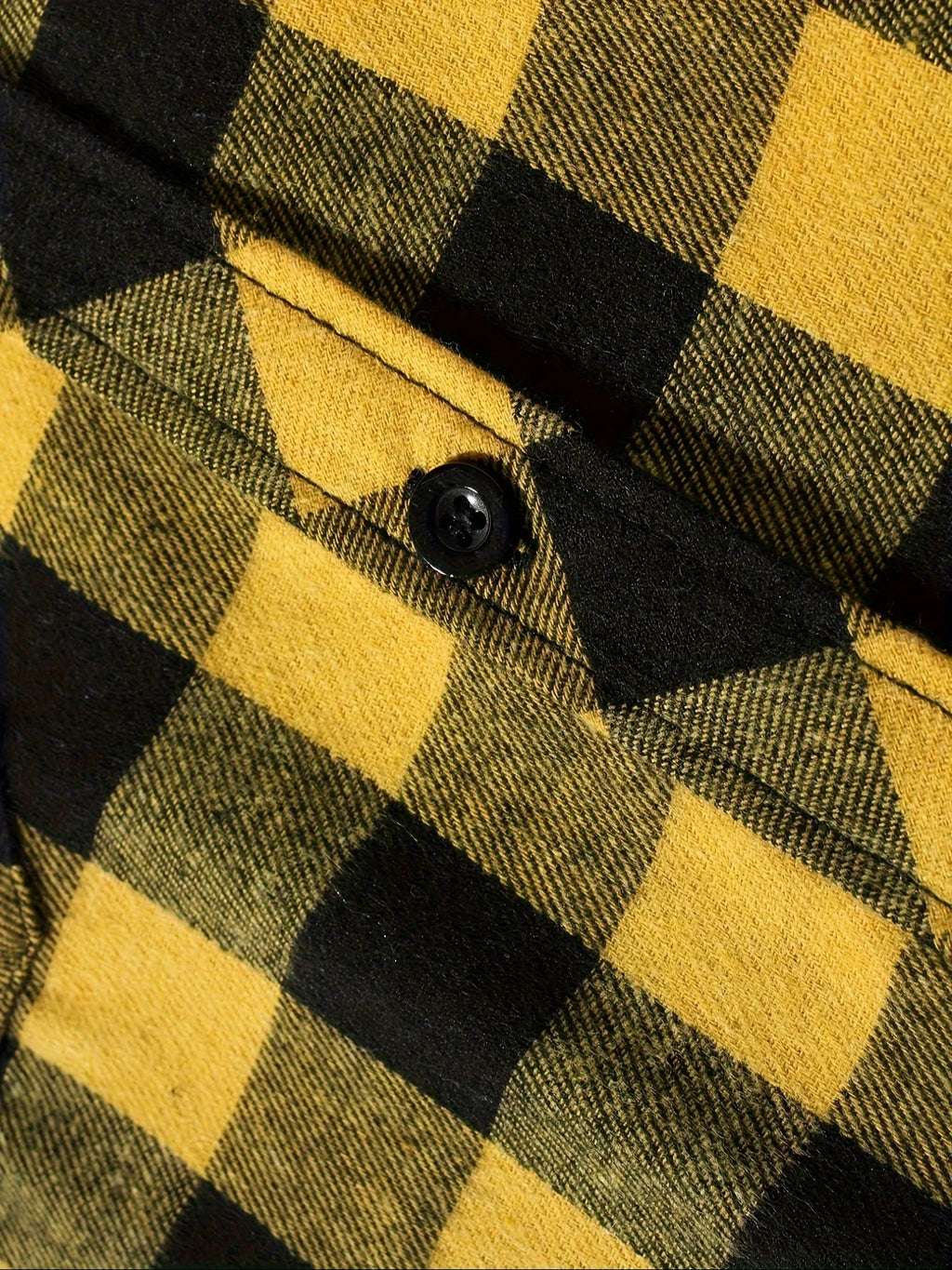 Men's Plaid Hooded Long Sleeve Shirt — Casual Flannel-Style Shirt Jacket