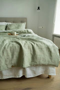 100% French Linen Duvet Cover – Natural Soft Quilt Cover, Queen & King, Breathable Bedding