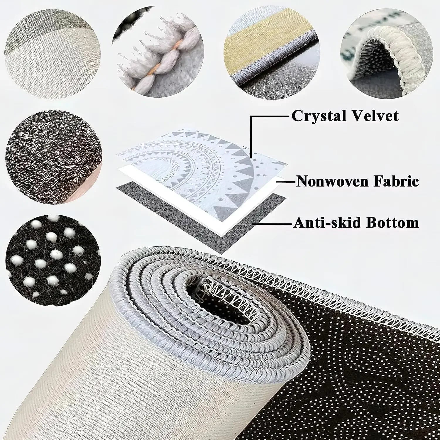 Minimalist Line Carpet – Non-Slip Corridor, Kitchen & Bedroom Rug