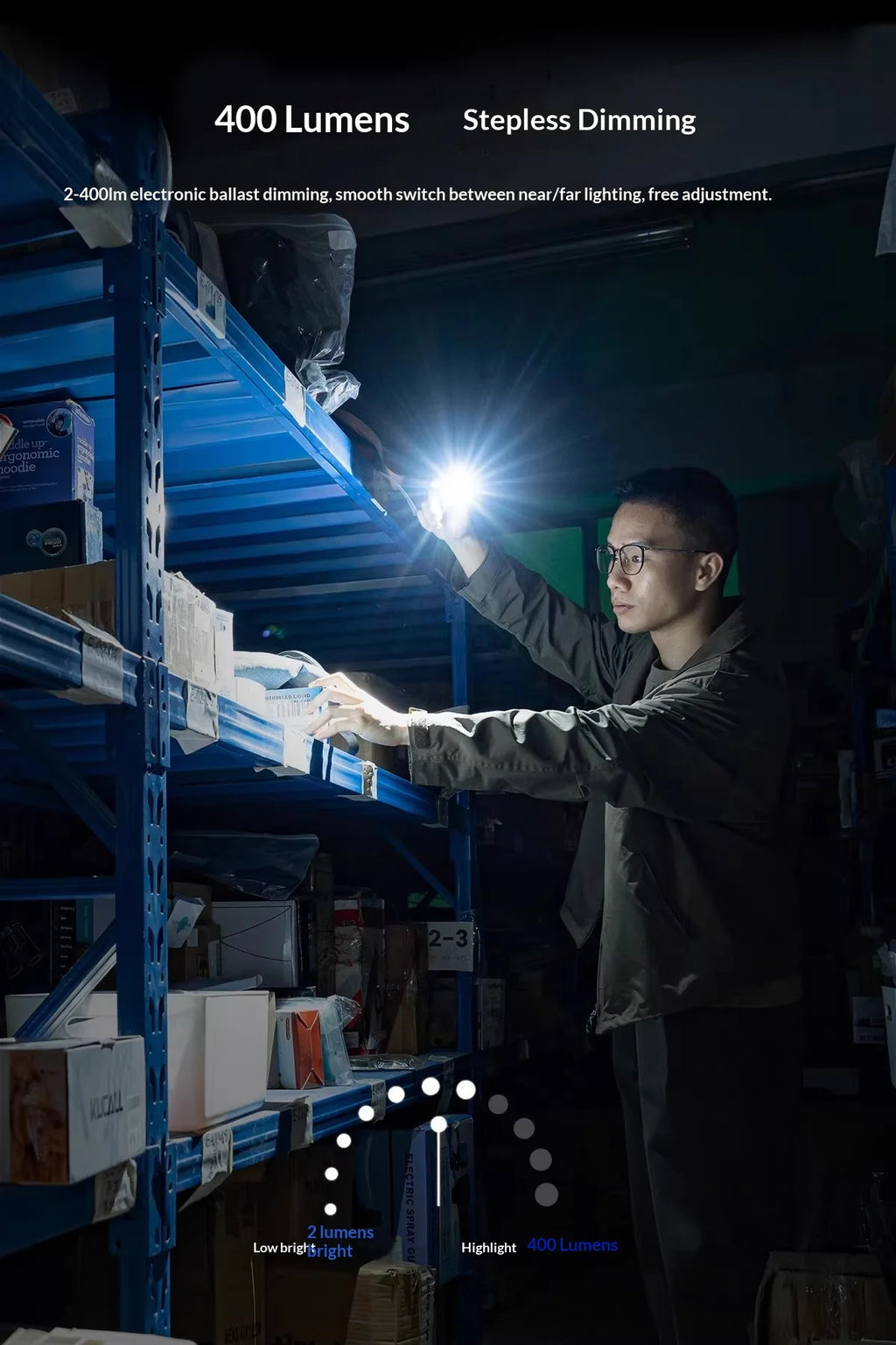 Wuben G5 Rechargeable EDC Pocket Flashlight – 400 Lumens, Dual Light Sources & RGB Light