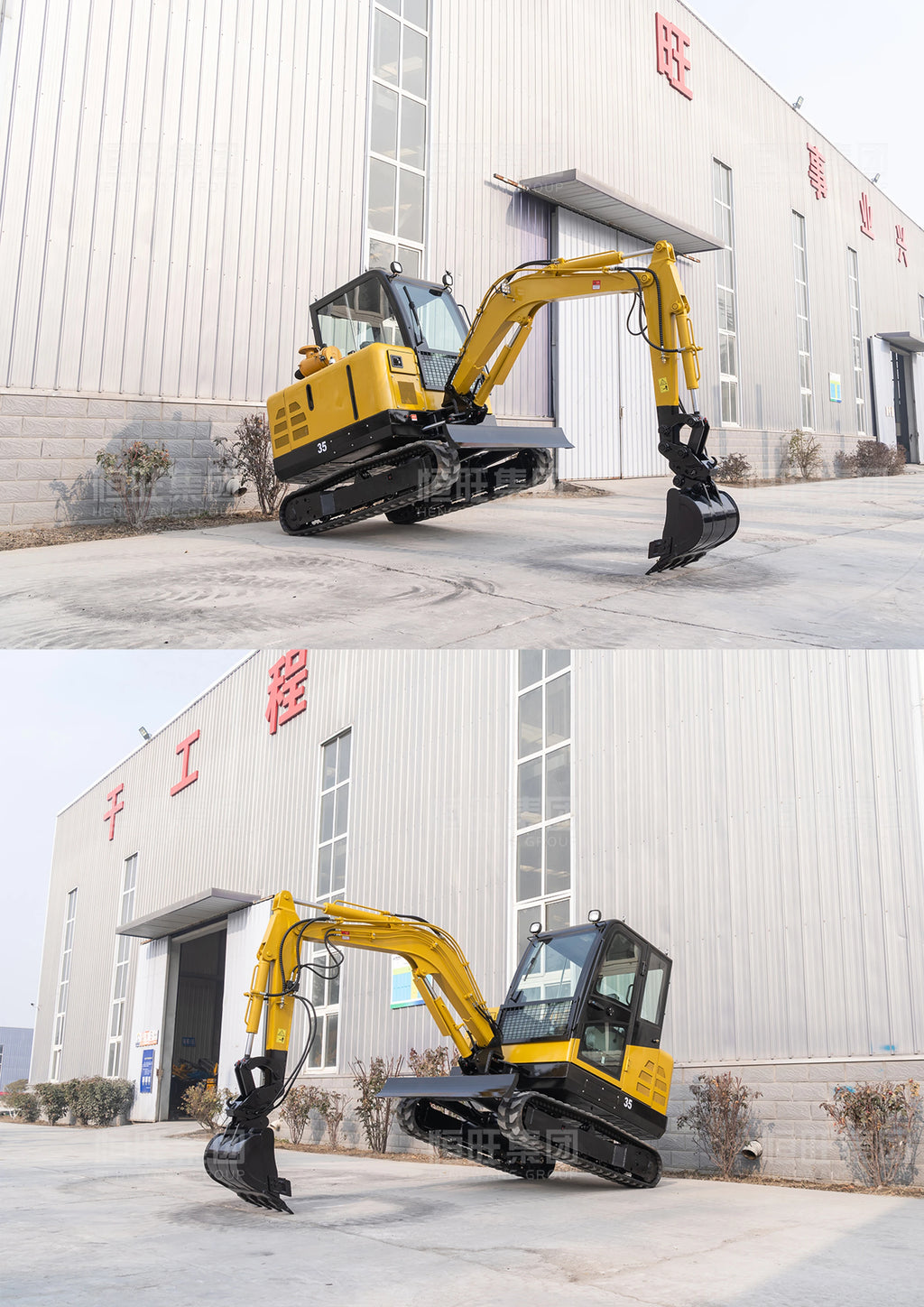 Mini Excavator 3.5 Ton Digger EPA/CE 1 Euro Crawler Excavator For Home Diesel Agricultural Tractor Chinese Sale Diggers Custom