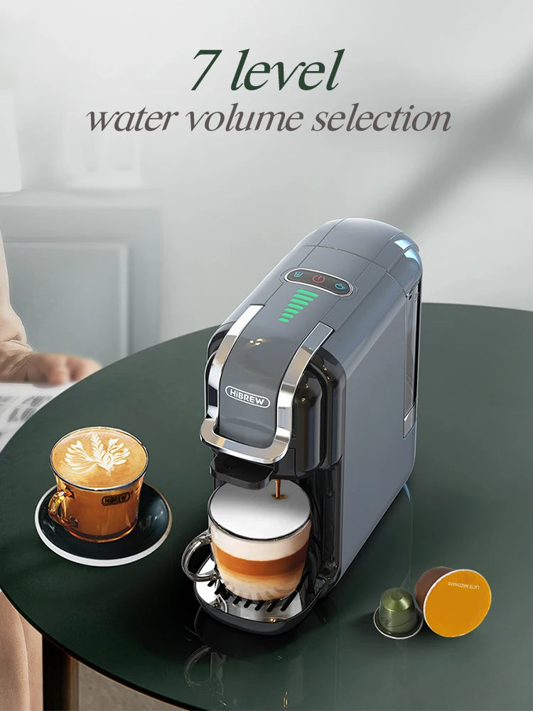 One Machine. Every Coffee. — HiBREW 5-in-1 Capsule Coffee Maker | 20 Bar, Hot & Cold, Nespresso, Dolce Gusto, K-Cup & Ground