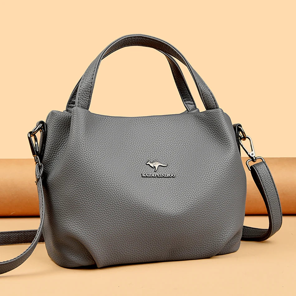 LUYIAIXI Luxury Letter Accent Crossbody Shoulder Tote – High Quality Designer Handbag for Women