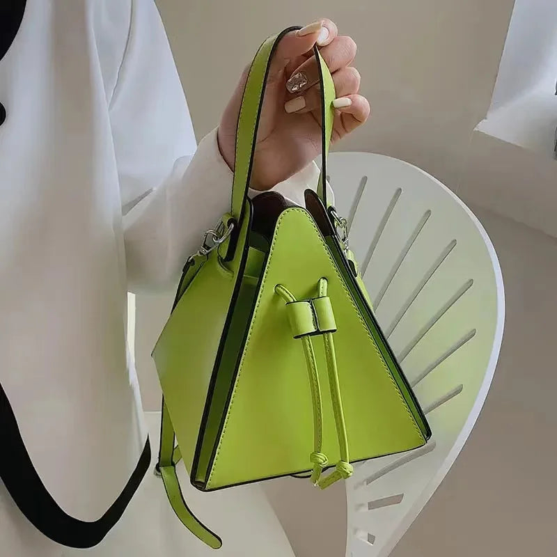 Luxury Triangle Designer Crossbody Shoulder Bag – High Quality Leather Hobo Handbag for Women