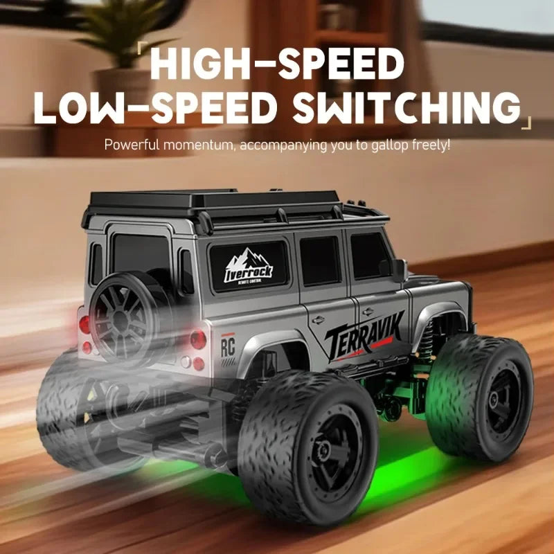 1/64 Scale Mini 4WD RC Drift Racing Car – Type-C Rechargeable Desktop Racer