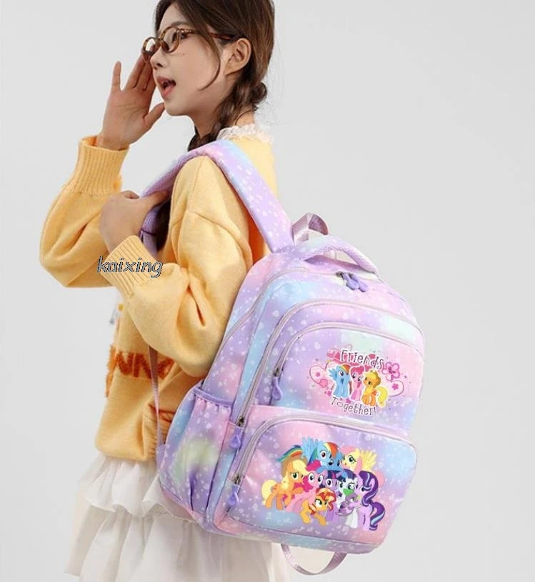 My Little Pony 3-Piece Kids Backpack Set – School Bag, Lunch Bag & Pencil Case