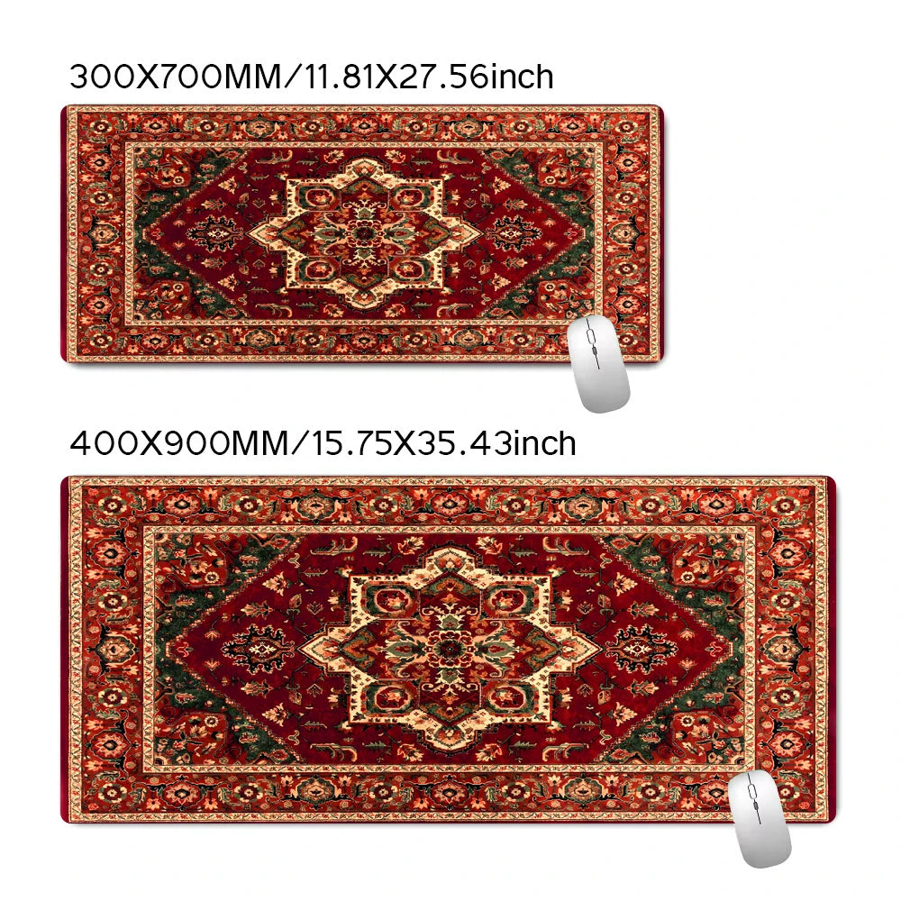 Persian Rug XXL Gaming Mouse Pad — Large Vintage-Style Desk Mat