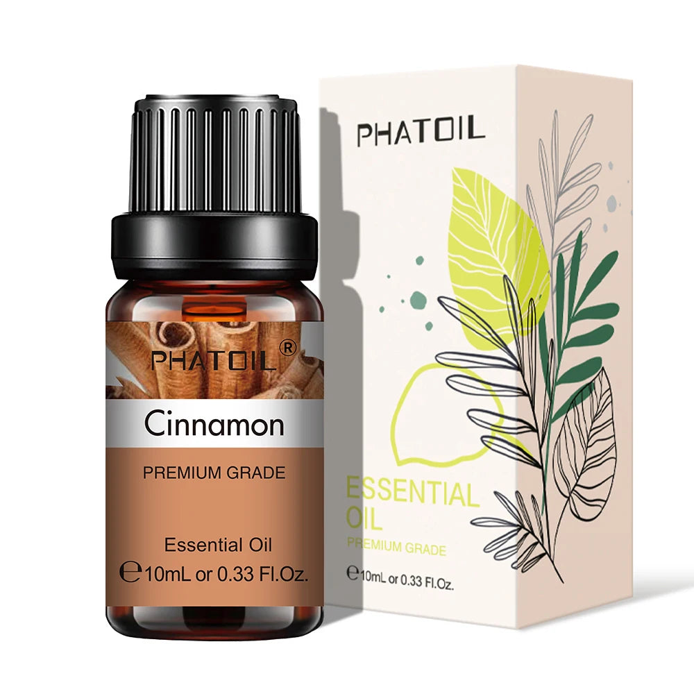Pure Plant Essential Oil 10ml – Aromatherapy Oil for Diffusers, Humidifiers & DIY, 37 Scents