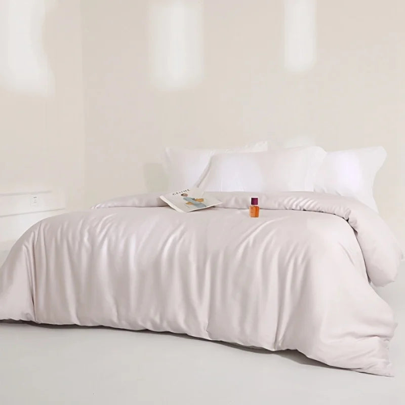 Eucalyptus Lyocell Duvet Cover – Summer Cooling Bamboo Bed Cover, Single to King
