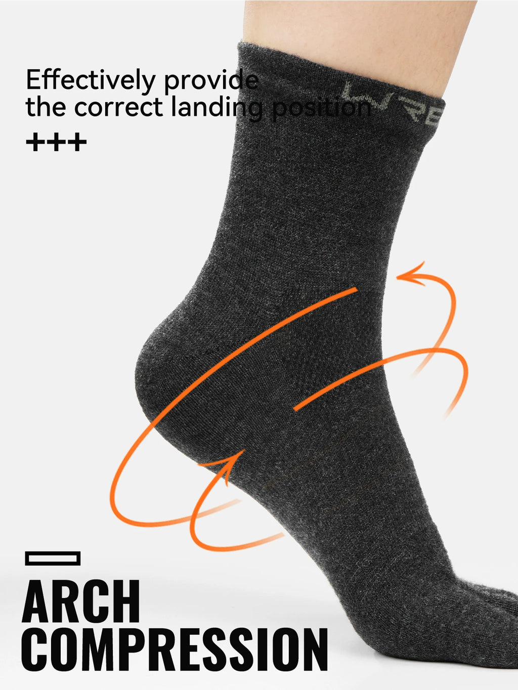 Merino Wool Five-Toe Socks for Running & Hiking