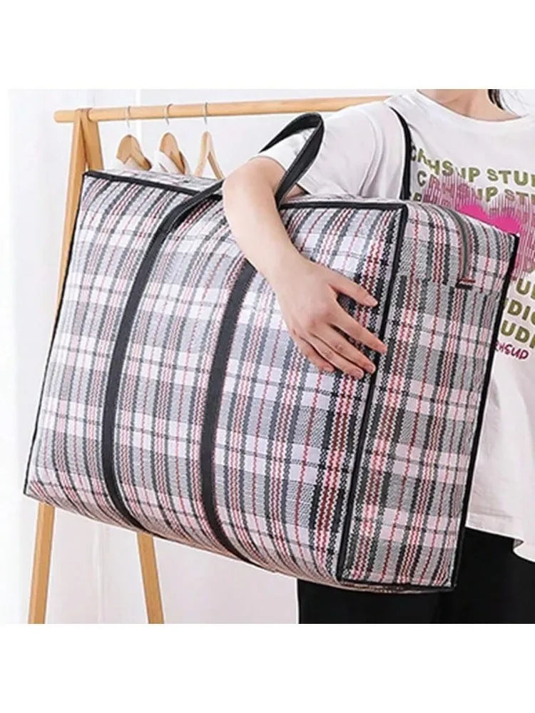 Large Capacity Quilt & Blanket Storage Bag – Dustproof Wardrobe Organizer for Clothes, Pillows & Moving