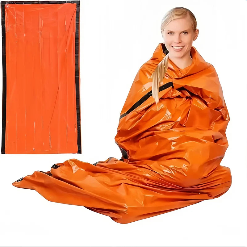 Emergency Survival Sleeping Bag – Waterproof Mylar Bivy Sack for Camping, Hiking & Outdoor