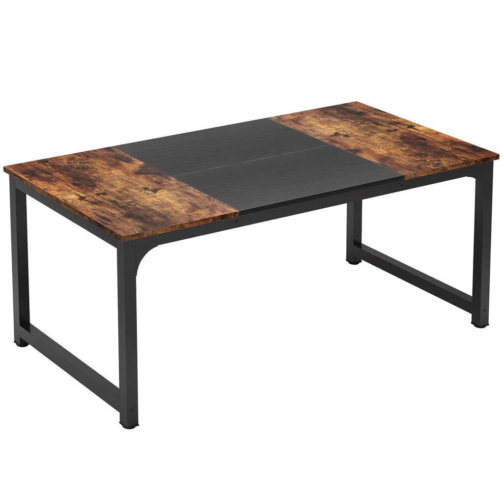 Modern Z-Frame Computer Desk – MDF Writing Desk for Home Office