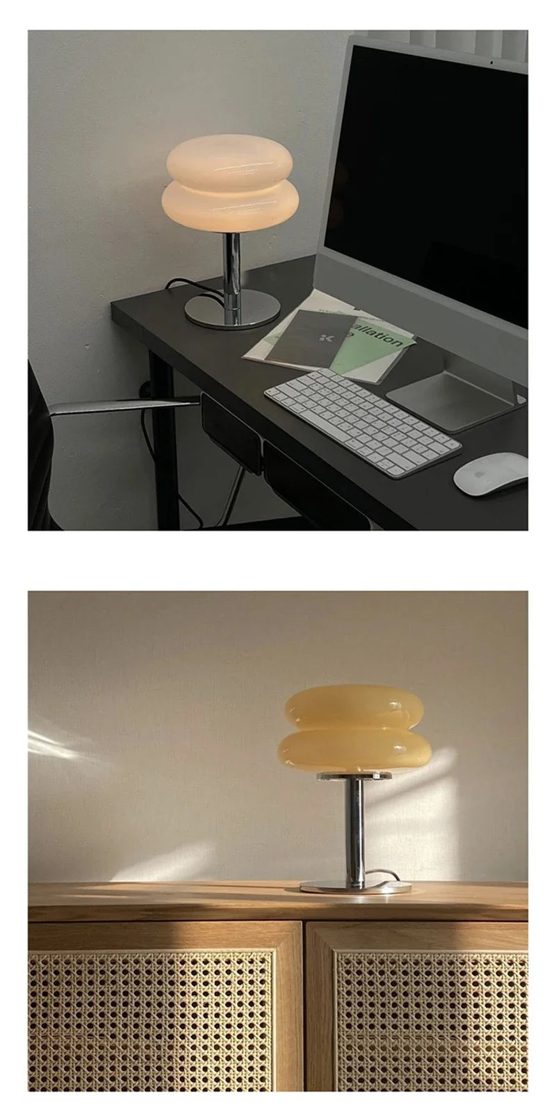 Dimmable USB Table Lamp – Three Light Colors