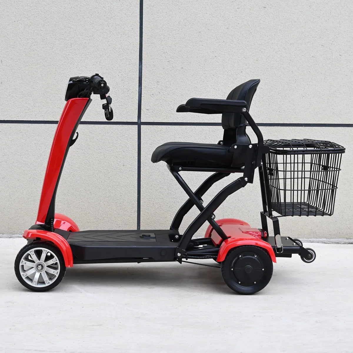 Foldable 4-Wheel Mobility Scooter – 250W Dual Motor, 20–50 km Range