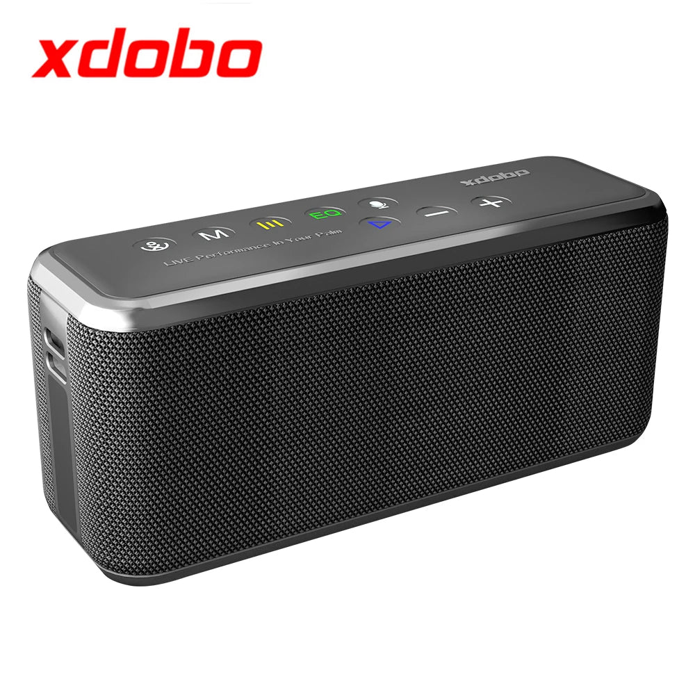 XDOBO X8 Max Portable Bluetooth Speaker — High-Power Outdoor Sound with LED Lights