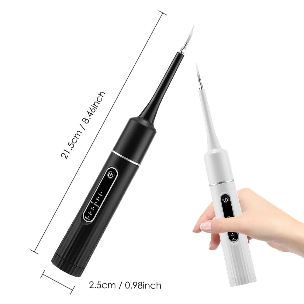 Dentist-Level Clean at Home — Electric Teeth Cleaner & Tartar Remover | 6-Gear Modes, 31,000 Vibrations/Min, IPX6 Waterproof, Type-C Charging