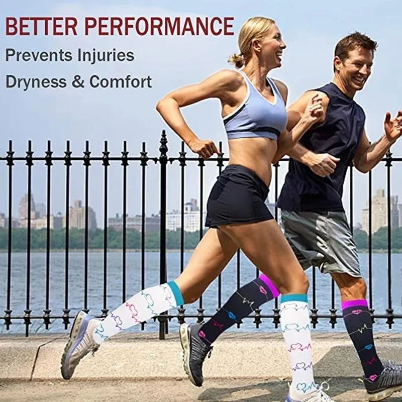 Compression Socks – Medical Grade 20-30mmHg for Varicose Veins, Diabetes & Running (58 Styles)