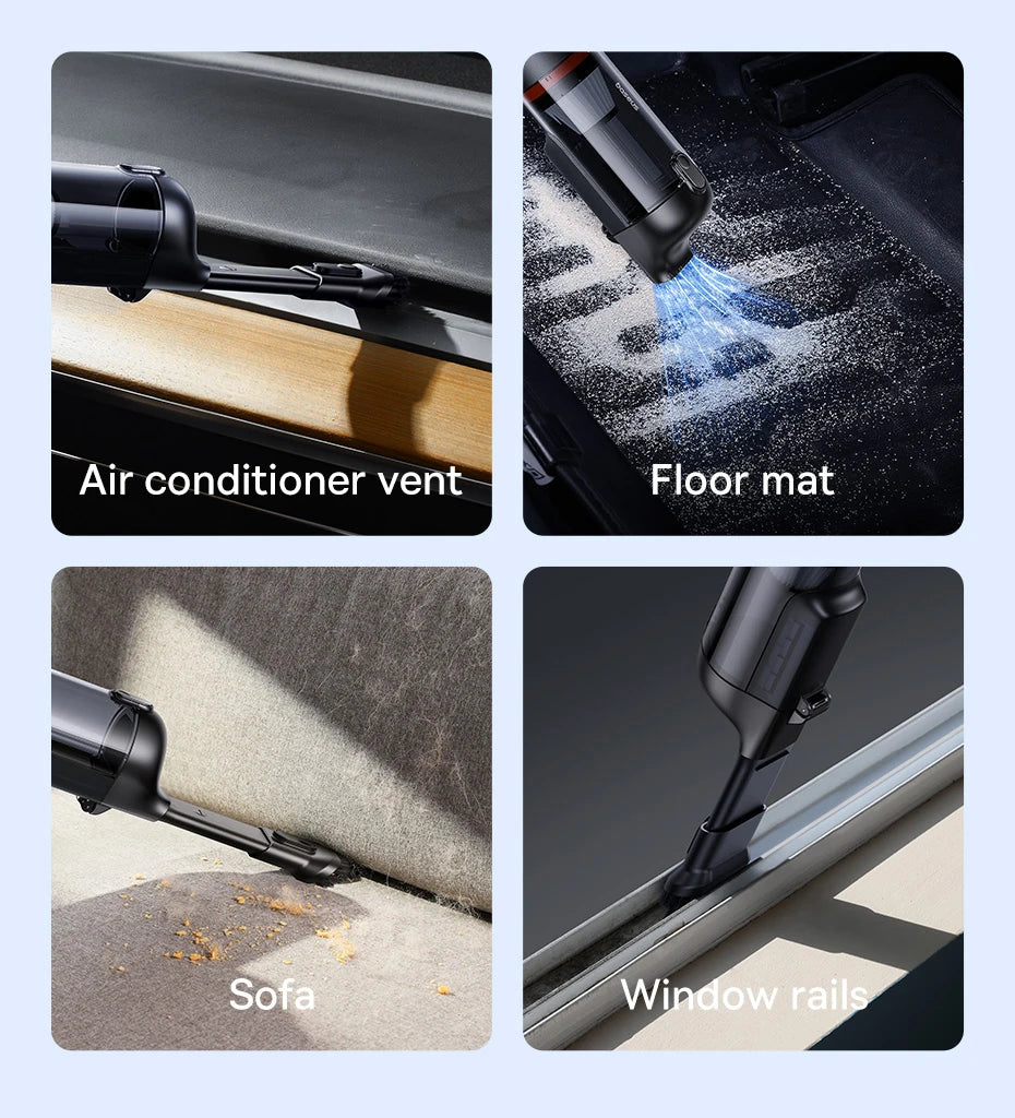 Baseus A5 Air 2-in-1 Wireless Car Vacuum Cleaner – Powerful Handheld Strong Suction Portable